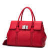 leather handbags lychee Classic Structured Handbag Bag