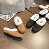 fleece lined warm Plush Indoor Slippers Shoes