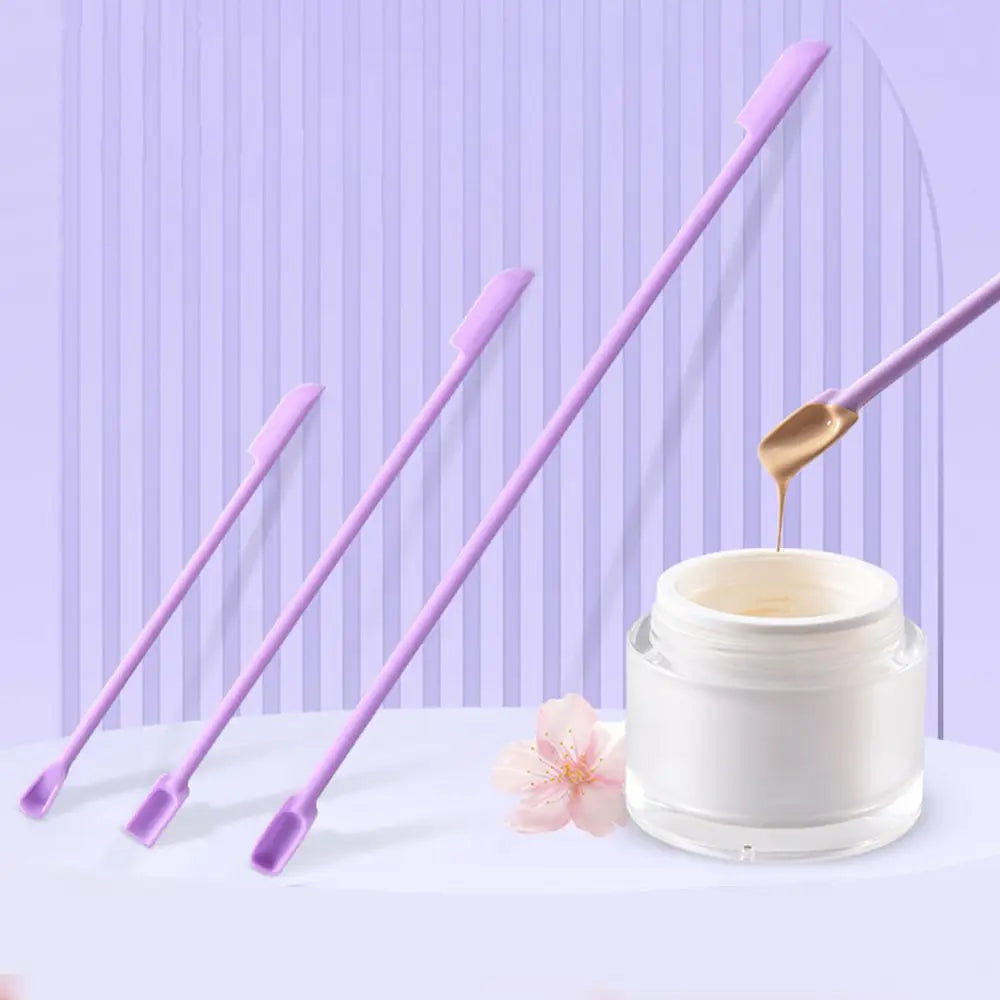 Lotion Beauty Tools Cream Cosmetic Kitchen Accessories Makeup Brushes Deep Bottle Scraper Silicone Spatula Cosmetics Spoon