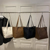 winter solid color Structured Everyday Tote Bag