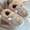 cute little sheep Plush Indoor Slippers Shoes